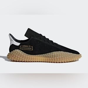 Adidas Kamanda Black with gum sole.  US men’s 8.5.